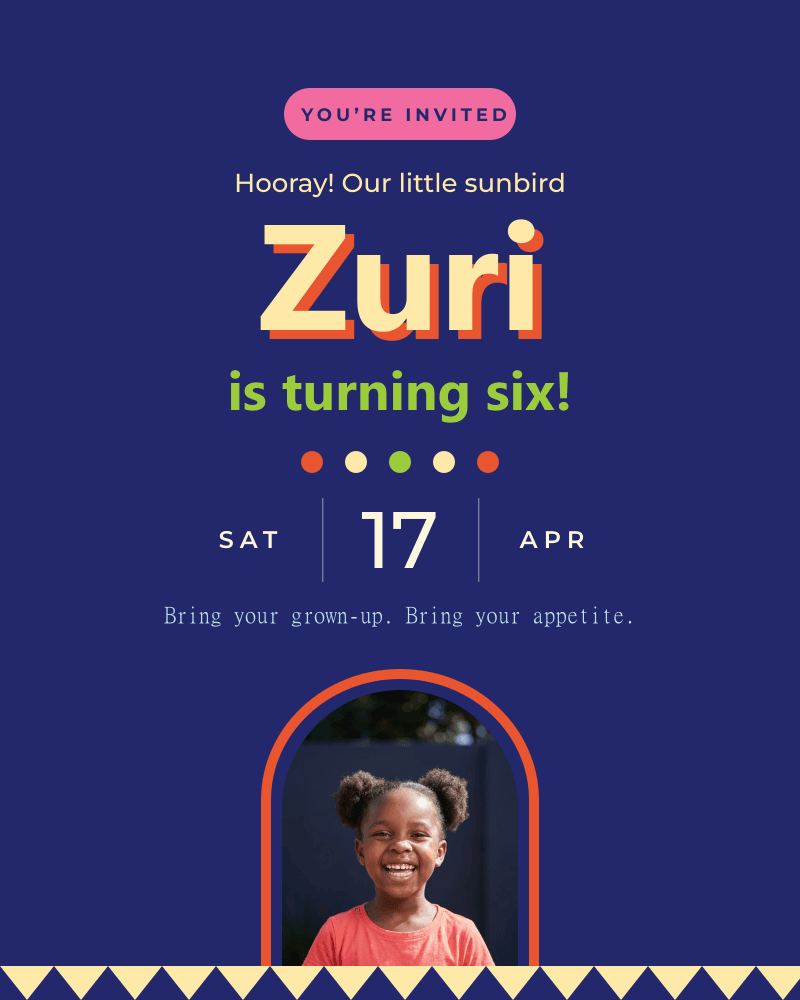 Standard Kids Birthday Template 2