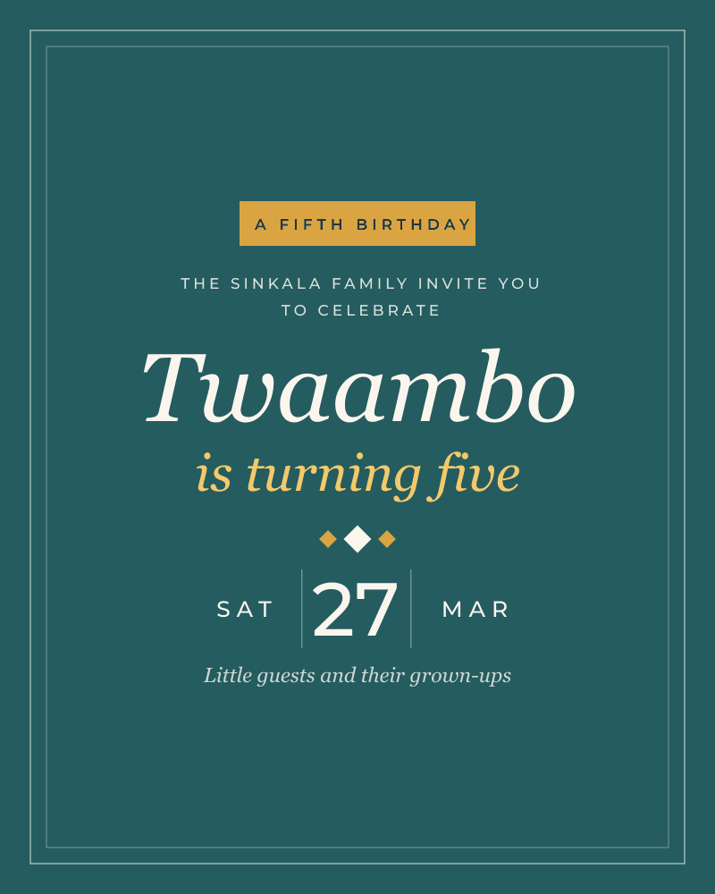 Basic Kids Birthday Template 1