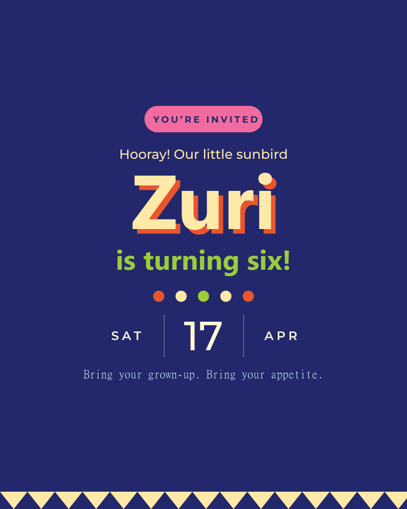 Basic Kids Birthday Template 2
